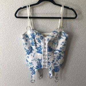 For Love & Lemons Pierre Bustier Top